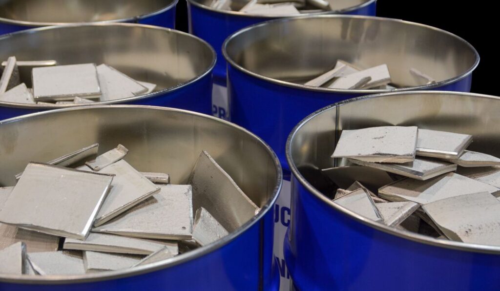 Nickel cut cathodes
